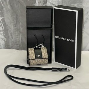 NWT MIchael Kors Air Pod Case with lanyard!